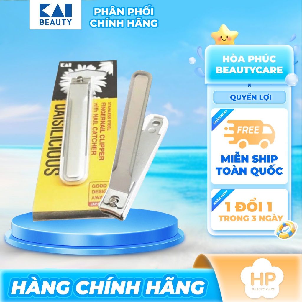 Bấm Móng Tay Kai 05265-LR0113 Thép Không Gỉ Màu Trắng