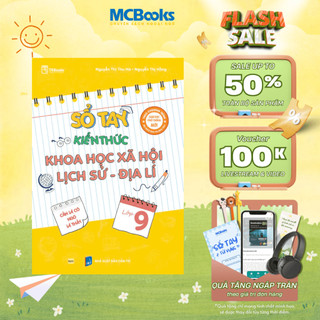 Sách - Sổ Tay Kiến Thức Khoa Học Xã Hội Lịch Sử – Địa Lí Lớp 9 MCBooks