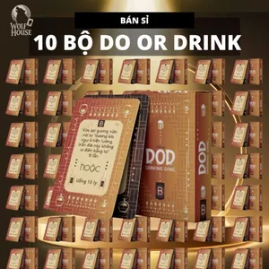 Combo 10 Bộ Bài Do Or Drink Ver B 50 Lá Giấy Cứng Thử Thách Hoặc Uống Party Game Tiệc Tùng