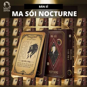 Combo 10 Bộ Bài Ma Sói Nocturne 21 Lá Boardgame Ma Sói Mini, Game Suy Luận Nhóm Bạn Nhỏ Gọn