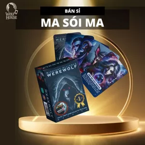 Bộ Bài Ma Sói Midnight Alliance 66 Lá Giấy Cứng Hộp Nhỏ Gọn