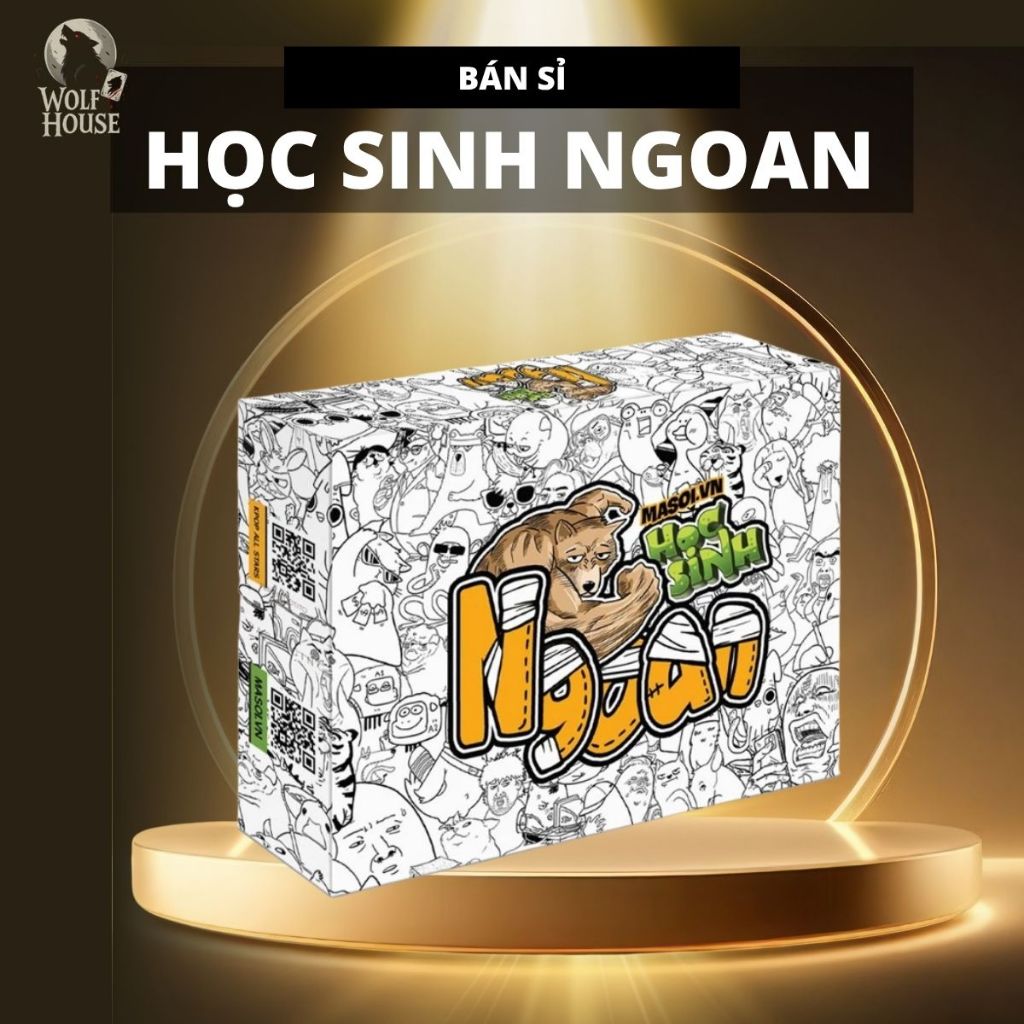[Sỉ] Bộ Bài Học Sinh Ngoan Giấy Cứng Chủ Đề Trường Lớp Luật Chơi Hấp Dẫn Cho Học Sinh