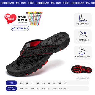 Dép xỏ ngón chính hãng HOBIBEAR HR0562 cao cấp có đế cao su chống trượt