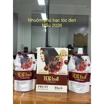 Nhuộm Phủ Bạc tóc CHERY 500ml X2 Nhuộm Tóc Đen, Nhuộm Tóc Nâu Tinh Chất Thảo Dược Hàng Công Ty