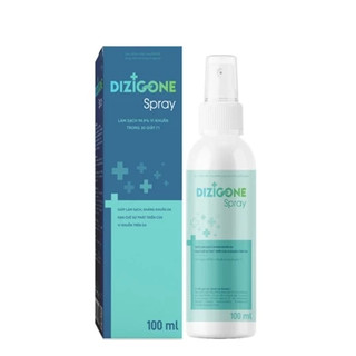 Xịt kháng khuẩn DIZIGONE 100ml - Vệ sinh tay chân, đồ chơi, đồ dùng, phòng bệnh & chăm sóc tổn thương da cho bé