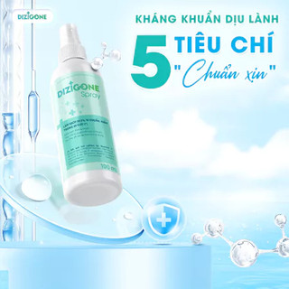 Xịt kháng khuẩn DIZIGONE 100ml - Vệ sinh tay chân, đồ chơi, đồ dùng, phòng bệnh & chăm sóc tổn thương da cho bé