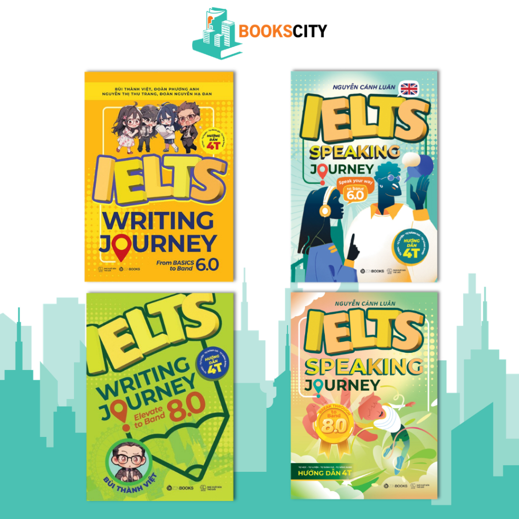Trọn Bộ Sách IELTS JOURNEY Writing & Speaking: Lộ Trình Học IELTS Từ Cơ Bản Đến 8.0