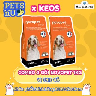 [PP CHÍNH HÃNG] [TIẾT KIỆM] [DEAL COMBO] Thức ăn cho chó novopet - MUA LÀ CÓ QUÀ