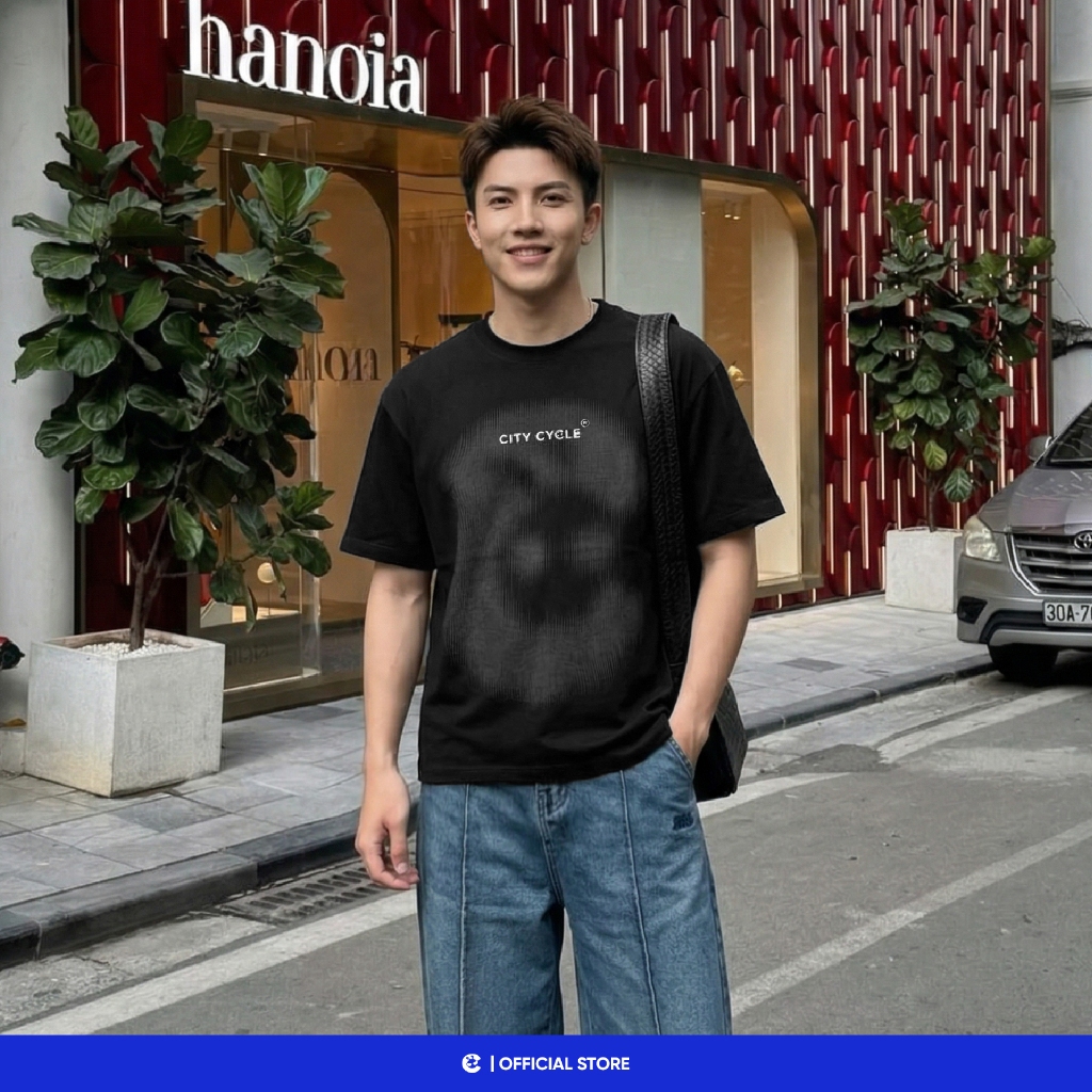 Áo thun phông unisex nam nữ t-shirt form boxy Local Brand Chính Hãng City Cycle Áo thun DREAMER