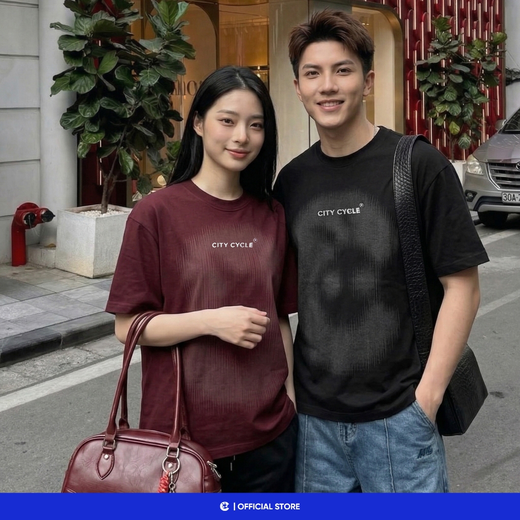 Áo thun phông unisex nam nữ t-shirt form boxy Local Brand Chính Hãng City Cycle Áo thun DREAMER