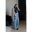 Jeans suông túi hộp - JN224