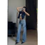 Jeans suông túi hộp - JN224
