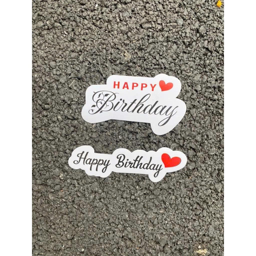 Sỉ 30-50 Banner Chúc Mừng sinh nhật, Happy birthday, trang trí bánh kem, giỏ quà
