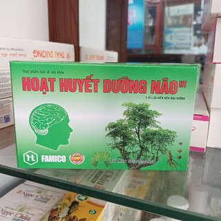 HOẠT HUYẾT DƯỠNG NÃO  hộp 100 viên ( BỔ NÃO, CẢI THIỆN TRÍ NHỚ- GIẢM ĐAU ĐẦU, CHÓNG MẶT)k