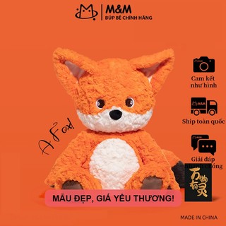 Gấu bông Bánh sừng bò & Cáo - Mềm mại đáng yêu, ôm siêu êm giao từ kho Hà Nội