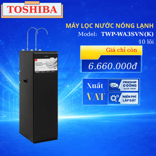 [Inverter] Máy lọc nước RO nóng nguội lạnh Hydrogen Toshiba TWP-WA3SVN(K) 10 lõi