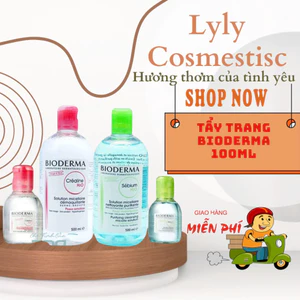 Nước Tẩy Trang Bioderma H2O Dành Cho Da Hỗn Hợp, Da Dầu & Da Mụn Bản Mini 100ml