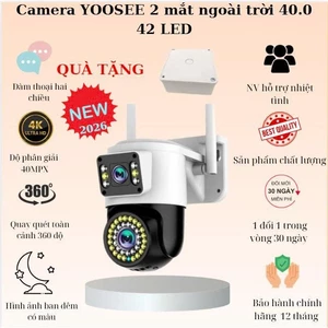 Mẫu 2026 camera YooSee NGOÀI TRỜI PRO 2 Mắt Mode - Góc Rộng - Siêu Nét