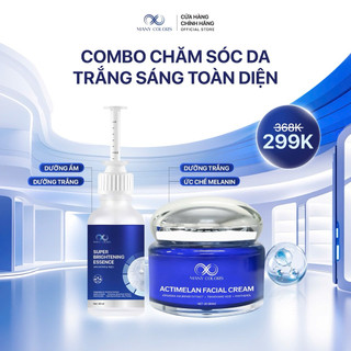 Combo Kem Face + Serum - Hỗ Trợ Dưỡng Trắng Mờ Nám Sạm Tàn Nhang Đồi Mồi
