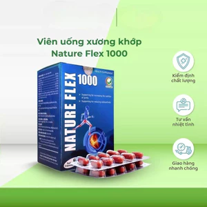 Viên uống Nature Flex 1000 – Hỗ Trợ Xương Khớp, Tăng Linh Hoạt Khớp, Giảm Mỏi Nhức 60 Viên