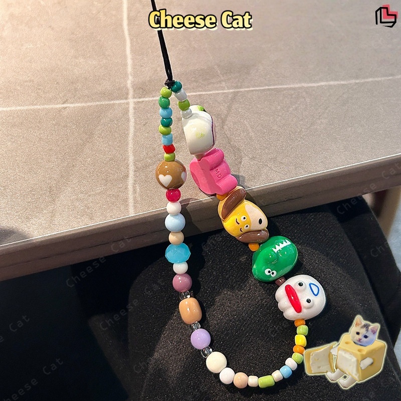Búp bê hoạt hình dễ thương Toy Story Dâu Gấu Dây chuyền điện thoại dây buộc chống thất lạc nhiều màu sắc