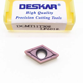 Chíp Tiện D11 (DCMT11T304) Deskar - tiện inox & thép ngọt