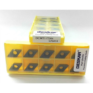 Chíp Tiện D11 (DCMT11T304) Deskar - tiện inox & thép ngọt