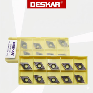 Chíp Tiện D11 (DCMT11T304) Deskar - tiện inox & thép ngọt