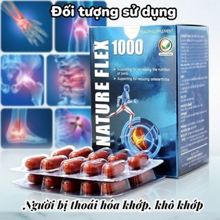 Viên uống Nature Flex 1000 – Hỗ Trợ Xương Khớp, Tăng Linh Hoạt Khớp, Giảm Mỏi Nhức 60 Viên