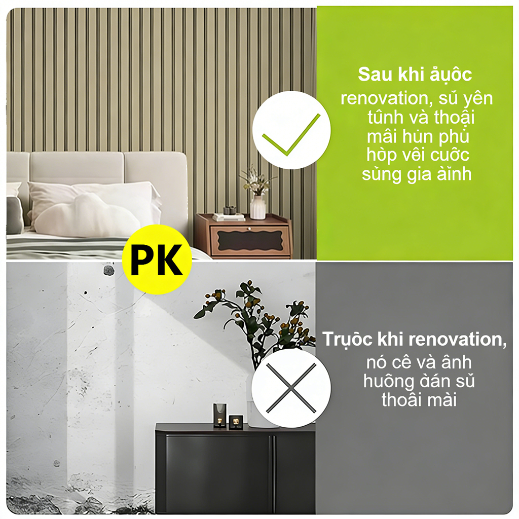 Decal Dán Tường 3D Gỗ Cao Cấp Chống Ẩm Mốc Cho Phòng Bếp Phòng Ngủ Trang Trí Nhà Cửa Đẹp,60x300cm