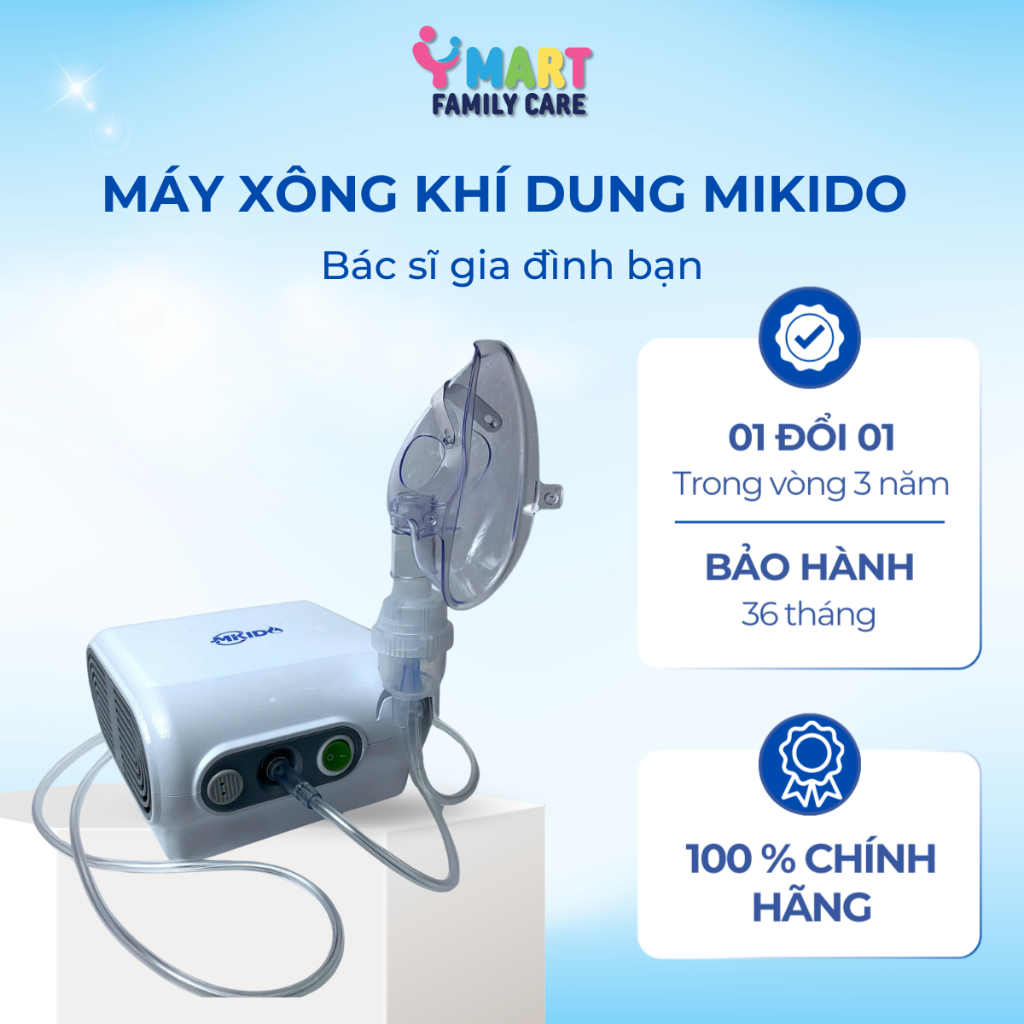 MÁY XÔNG KHÍ DUNG MIKIDO - Máy Chạy Êm, Dễ Dàng Sử Dụng (BẢO HÀNH LỖI 1 ...