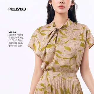 [KELLYBUI] Áo sơ mi ngắn tay – Thanh lịch tối giản, tinh tế mỗi ngày