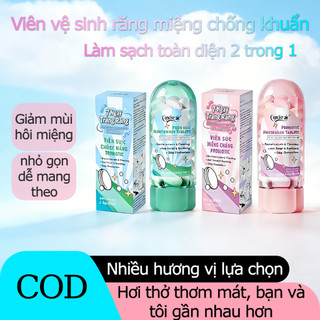 Viên đánh răng hết hôi miệng, khử mùi khí hôi, tiện lợi mang theo, giảm viêm lợi