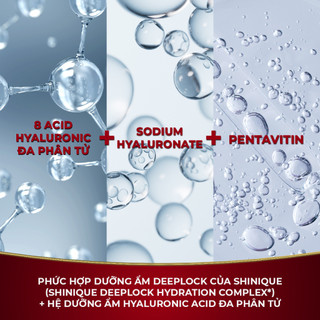 SHINIQUE Revitalizing HA Booster Serum 30ml - Serum với 8 Loại HA Đa Phân Tử, Phức Hợp 5 Peptide, Pentavitin, Cấp Ẩm 72H