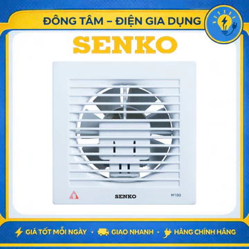 [HỎA TỐC HCM] QUẠT HÚT ÂM TƯỜNG SENKO H100, H150, H200, H250