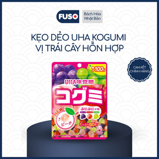 Kẹo Dẻo UHA Kogumi – 4 Hương Vị Mix Trong 1 Gói, Dai Ngon Khó Cưỡng