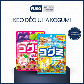 Kẹo Dẻo UHA Kogumi – 4 Hương Vị Mix Trong 1 Gói, Dai Ngon Khó Cưỡng