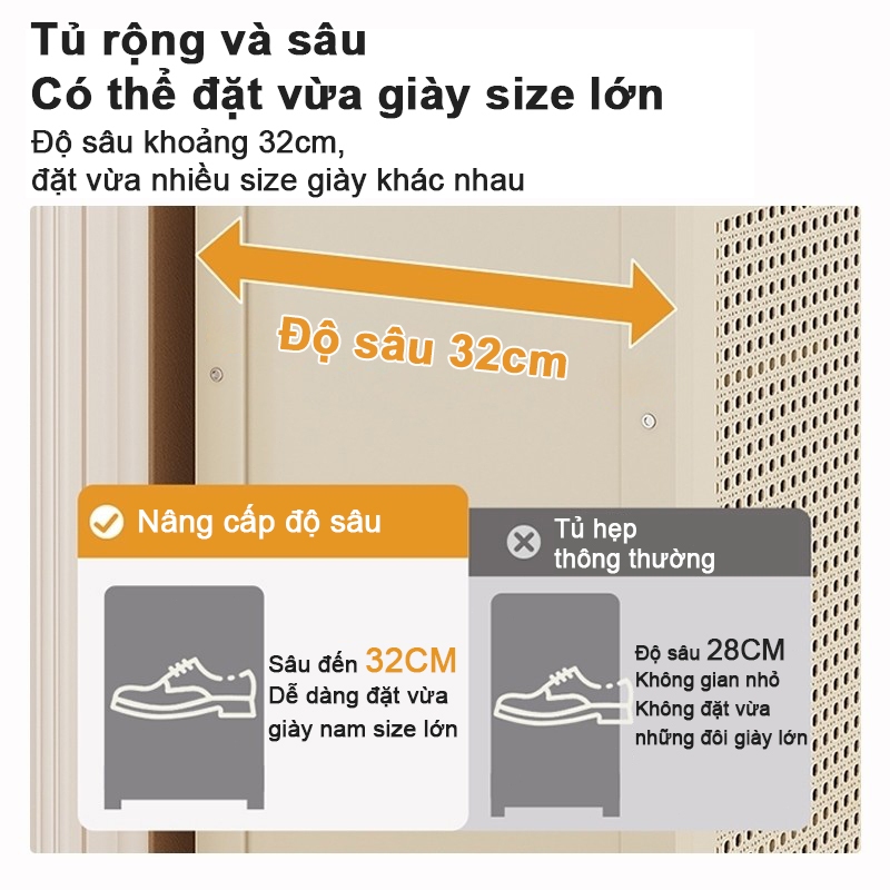 Tủ Giày Tre Gỗ 5/6/7/8 Tầng Đan Mây Màu Đen Thiết Kế Tối Giản Mặt Tủ Rộng Để Trang Trí  Siêu Chứa Đồ