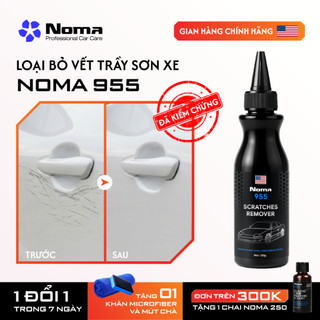 Kem Xóa Xước Xe Ô Tô Xe Máy NOMA 955 – Đánh Bóng Sơn, Làm Mờ Vết Trầy Xước Nhẹ An Toàn 120ml