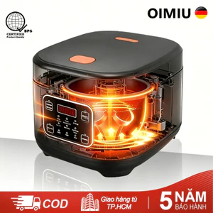 OIMIU Nồi cơm điện đa năng gia dụng 5L dung tích lớn 220V Tích Chảo Chống Dính