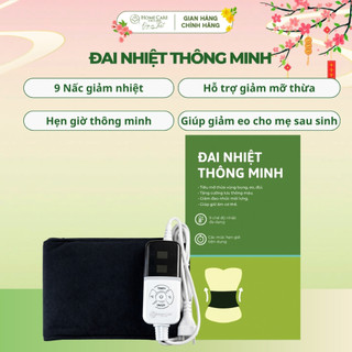 Đai Nhiệt Thông Minh Home Care,Massage Bụng Giảm Mỡ,Rung 5 Cấp Độ,Đánh Tan Mỡ Bụng Cho Mẹ Sau Sinh