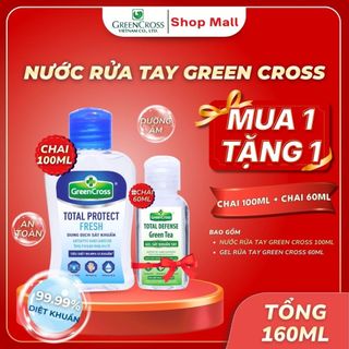 [Mua 1 Tặng 1] Chai Nước Rửa Tay Total Protect 100ml - Diệt Khuẩn 99.9%