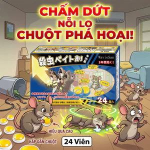 🐭Mồi đuổi chuột Nhật Bản🐭Mồi diệt chuột hiệu quả cao – 1 viên diệt cả ổ, an toàn cho người
