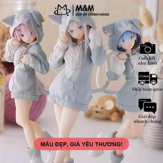 Figure Rem & Ram Váy Cưới – Re:Zero – Mô Hình Anime Mỹ Nữ – Quà Tặng Sinh Nhật, Trang Trí Bàn/Kệ