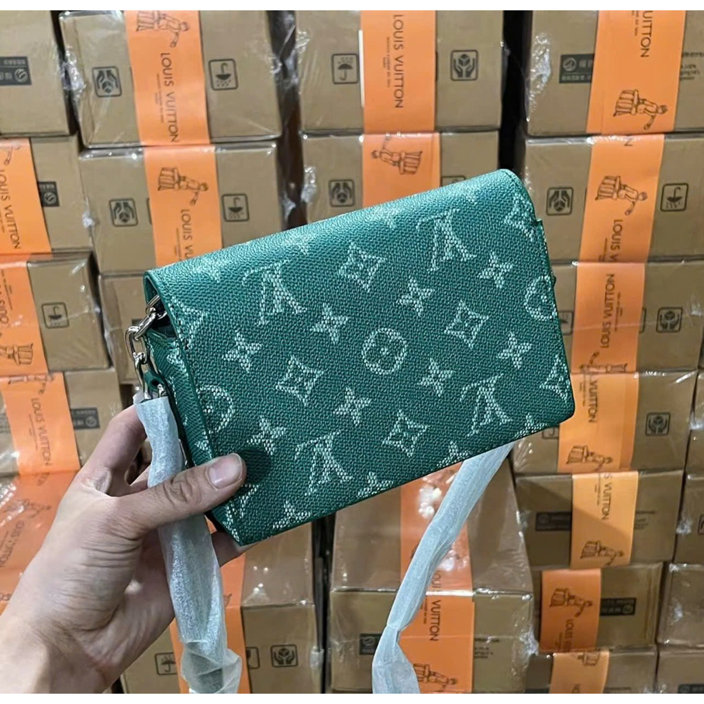 ⚡️[Hight Quality] Túi Đeo Chéo \/ Nam Nữ Grr2en Full Box - Điểm Nhấn Quai Cài Bạc Phối Chữ Cao Cấp Loại 1