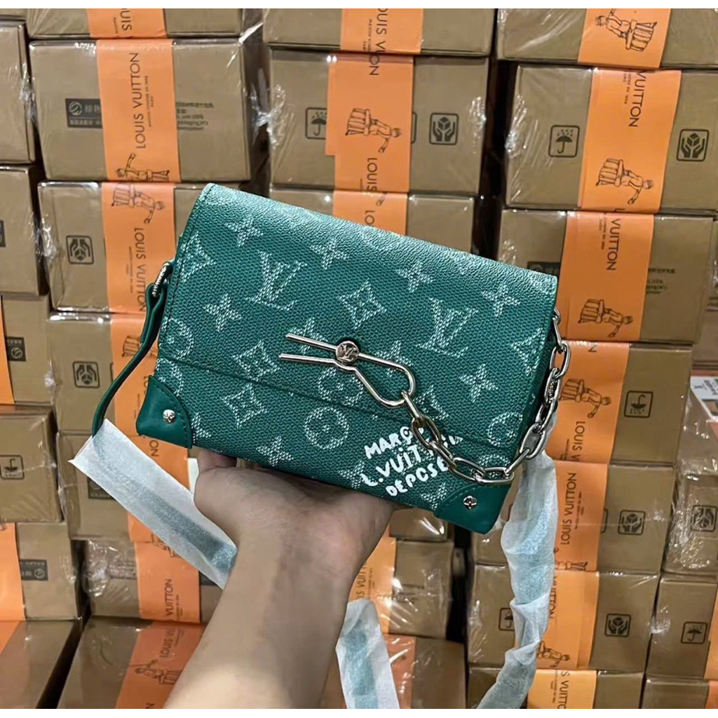 ⚡️[Hight Quality] Túi Đeo Chéo \/ Nam Nữ Grr2en Full Box - Điểm Nhấn Quai Cài Bạc Phối Chữ Cao Cấp Loại 1
