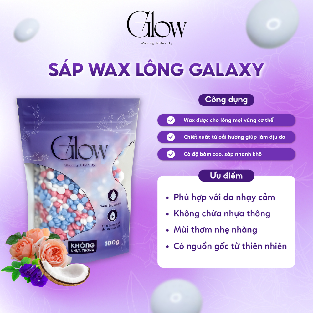 Sáp Wax Lông Hỗn Hợp Nhiều Màu Mix Vụn GLOW WAXING Hàng Tốt Tặng Que Gỗ Phết | BigBuy360 - bigbuy360.vn