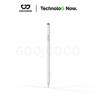 Bút Cảm Ứng 3 Trong 1 GOOJODOQ Đầu Đĩa, Đầu Sợi, Bút Bi Không Cần Sạc, Vỏ Nhôm Cao Cấp