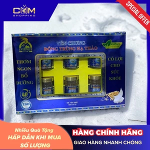 EVERNEST METALIZE - Tổ Yến Chưng Đông Trùng Hạ Thảo 40% (Hộp 6 Lọ 70ml) - Thơm Ngon Bổ Dưỡng