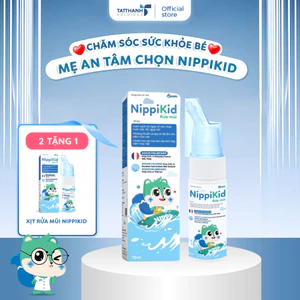 Xịt Rửa Mũi Cho Bé NippiKid - Xịt Vệ Sinh Mũi, Ngăn Ngừa Sổ Mũi, Ngạt Mũi